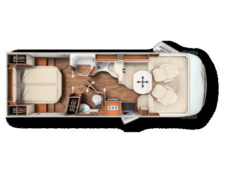 Autocaravana Integral CARTHAGO chic c-line 5.0 L Superior de Ocasión