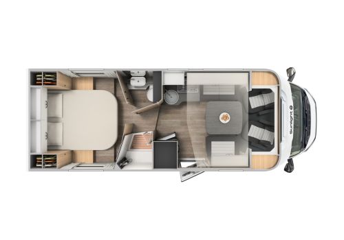 Autocaravana Perfilada SUNLIGHT T69LC en Alquiler