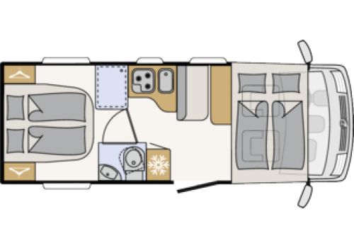 Autocaravana Integral DETHLEFFS Trend I 6757 modelo 2018 de Ocasión