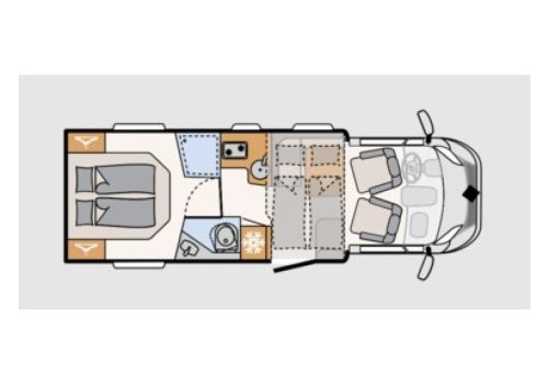 Autocaravana Perfilada DETHLEFFS Just T 7052 DBM de Ocasión