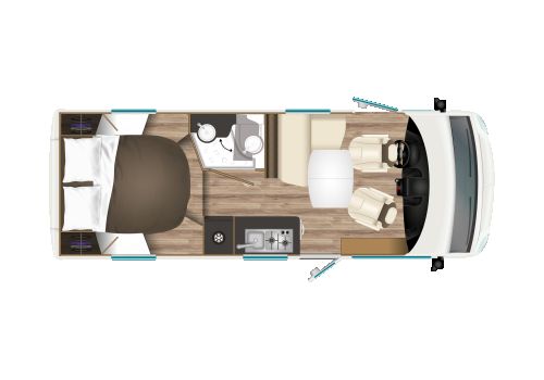Autocaravana Integral ITINEO CM660 de Ocasión