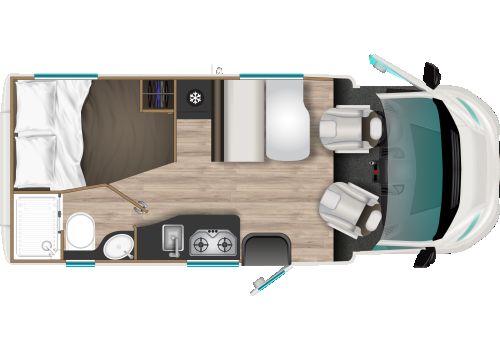 Autocaravana Perfilada ITINEO PF600 de Ocasión