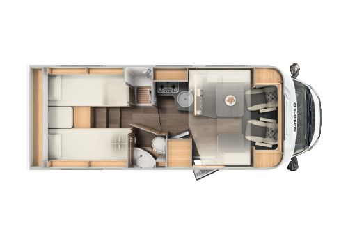 Autocaravana Perfilada SUNLIGHT T68 Cambio automático de Ocasión