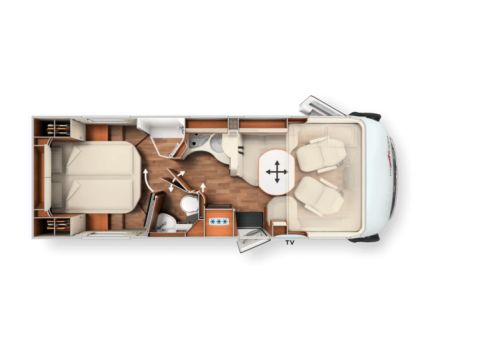 Autocaravana Integral CARTHAGO Chic C-Line 5.0 QB L Superior de Ocasión