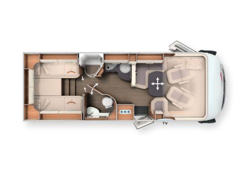 Autocaravana Integral CARTHAGO C-Tourer I 145 RB LE de Ocasión