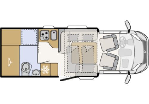 Autocaravana Perfilada DETHLEFFS Dethleffs Trend T 6767 modelo 2018 de Ocasión