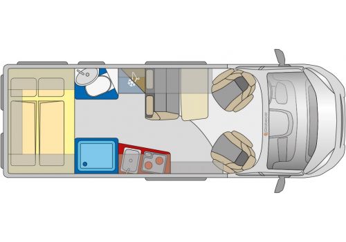 Furgoneta Cámper GLOBECAR Globestar 640 DK modelo 2017 de Ocasión