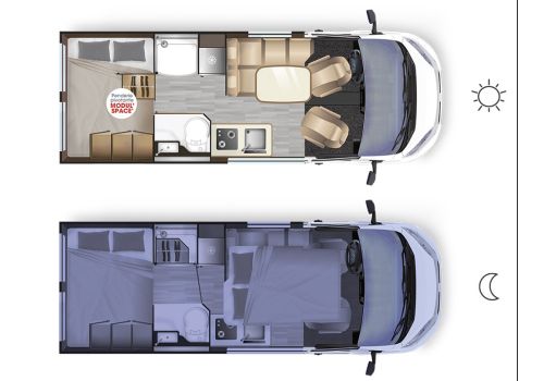 Furgoneta Cámper DREAMER Camper Van XL Limited de Ocasión