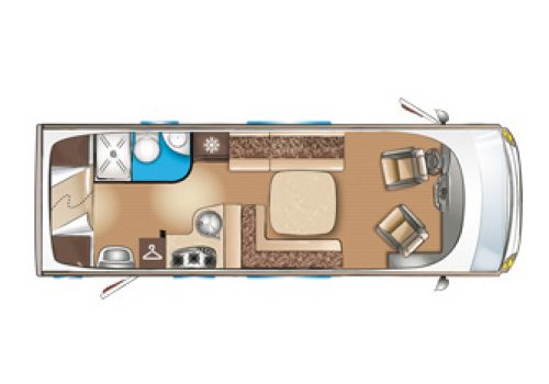 Autocaravana Integral ITINEO SB 700 modelo 2016 de Ocasión