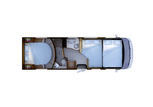 Autocaravana Integral RAPIDO i 190 Distinction de Ocasión