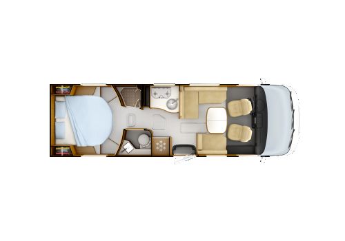 Autocaravana Integral RAPIDO i 190 Distinction de Ocasión