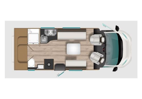 Autocaravana Perfilada ITINEO PC640 de Ocasión