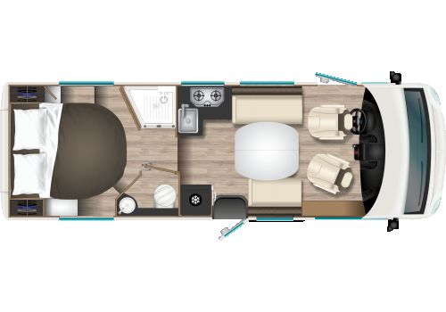 Autocaravana Integral ITINEO MC740 de Ocasión