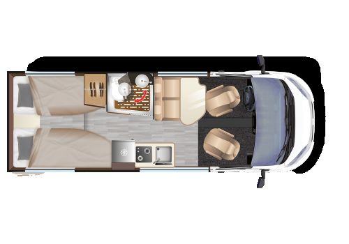 Furgoneta Cámper DREAMER D68 UP SAPHIR de Ocasión