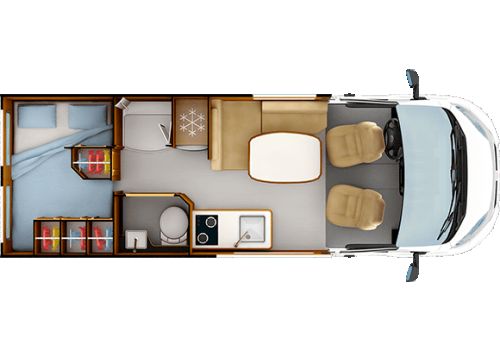 Furgoneta Cámper RAPIDO V65 XL modelo 2025 de Ocasión