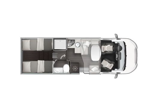 Autocaravana Perfilada ROLLER TEAM Kronos 284 TL de Ocasión