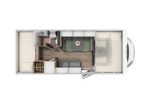 Autocaravana Capuchina SUNLIGHT A68 en Alquiler