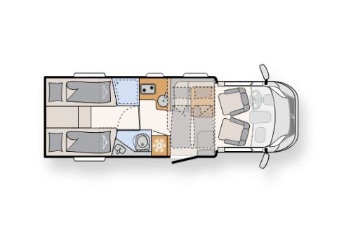 Autocaravana Perfilada DETHLEFFS 90 Just T 7052 EB de Ocasión