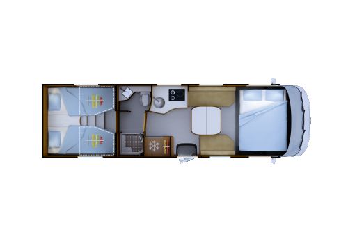 Autocaravana Integral RAPIDO I166M ALDE Nueva en Venta