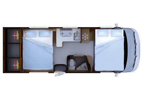 Autocaravana Integral RAPIDO 854F Modelo 2025 Nueva en Venta