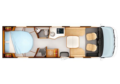 Autocaravana Integral RAPIDO Rapido I96M Modelo 2025 Nueva en Venta