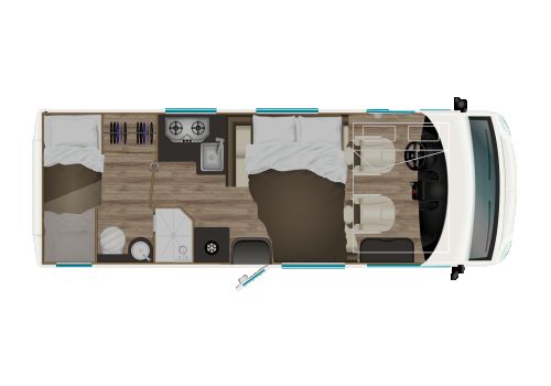 Autocaravana Integral ITINEO SBD700 Modelo 2025 de Ocasión