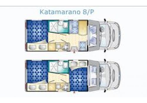Autocaravana Perfilada RIMOR Katamarano 8P de Ocasión