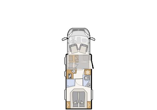 Autocaravana Perfilada DETHLEFFS Just Camp T7052 DBM de Ocasión