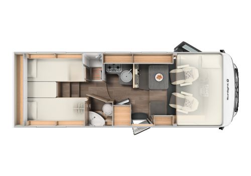 Autocaravana Integral SUNLIGHT I68 Adventure Modelo 2025 de Ocasión