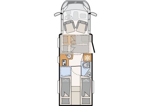 Autocaravana Perfilada DETHLEFFS Just Camp T7052 EB Modelo 2025 Nueva en Venta