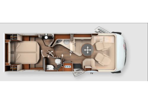 Autocaravana Integral CARTHAGO Chic e-line I 51 QB DA de Ocasión