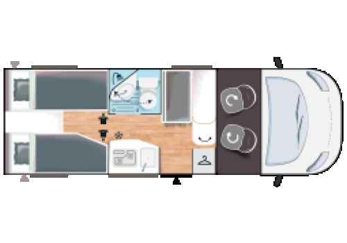 Autocaravana Perfilada CHAUSSON Welcome 95 de Ocasión
