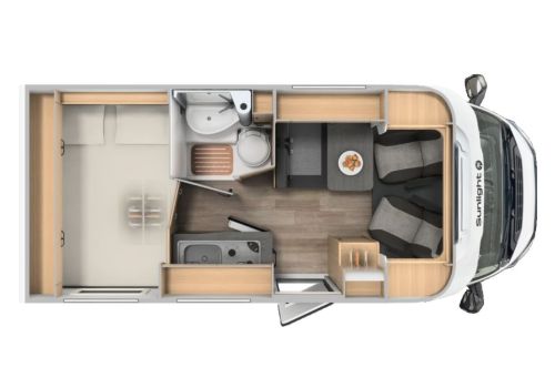 Autocaravana Perfilada SUNLIGHT V60 Adventure Edition de Ocasión