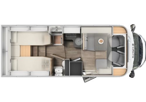 Autocaravana Perfilada SUNLIGHT T68 Adventure edition de Ocasión
