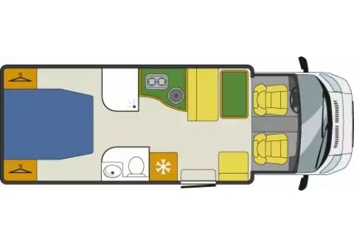 Autocaravana Perfilada CHALLENGER Genesis 288 EB de Ocasión