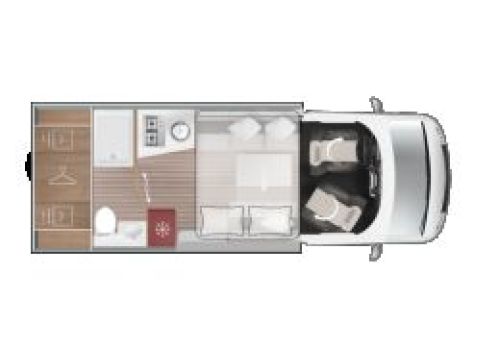 Autocaravana Perfilada ROLLER TEAM Kronos 230 TL FIT de Ocasión