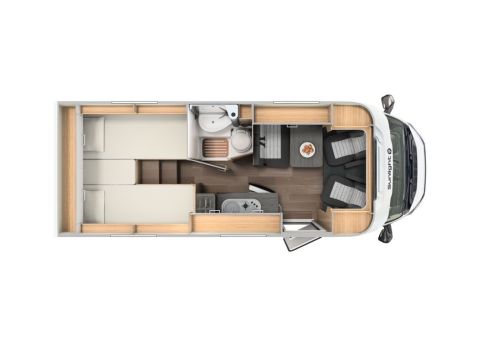Autocaravana Perfilada SUNLIGHT V66 de Ocasión