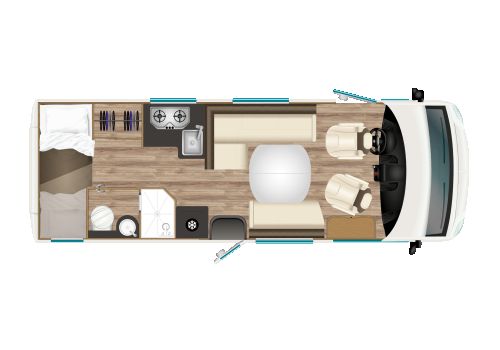 Autocaravana Integral ITINEO SBD700 de Ocasión