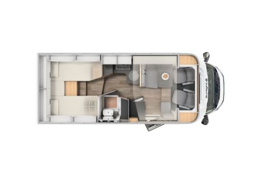 Autocaravana Perfilada SUNLIGHT T67S en Alquiler