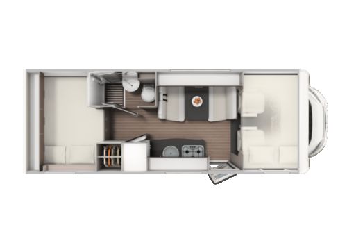 Autocaravana Capuchina SUNLIGHT BLUCAMP Ocean 650 en Alquiler