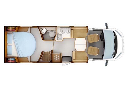 Autocaravana Perfilada RAPIDO 696F Nueva en Venta