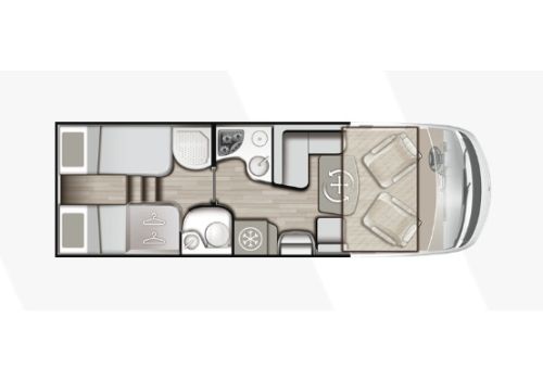 Autocaravana Integral MOBILVETTA K-Yatch Tekno Line 85 de Ocasión