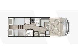 Autocaravana Integral MOBILVETTA K-Yatch Tekno Line 85 de Ocasión