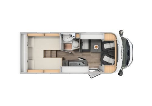 Autocaravana Perfilada SUNLIGHT V66 en Alquiler