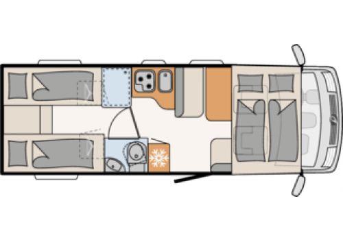 Autocaravana Integral DETHLEFFS Trend I 7057 EB modelo 2019 de Ocasión