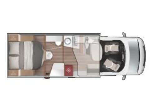 Autocaravana Perfilada ROLLER TEAM Kronos 266TL de Ocasión