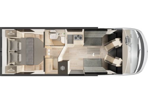 Autocaravana Integral MOBILVETTA K-Yatch Tekno Line 90 de Ocasión
