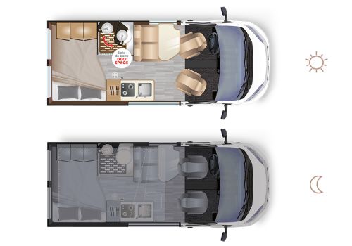 Furgoneta Cámper DREAMER D43UP Nueva en Venta