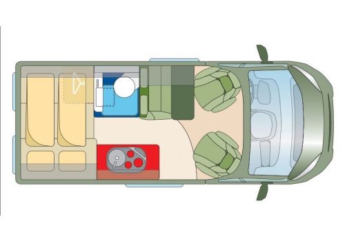 Furgoneta Cámper ROADCAR R540 modelo 2017 de Ocasión