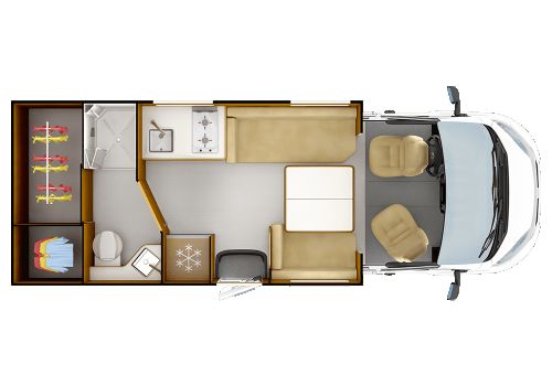Autocaravana Perfilada RAPIDO 606F de Ocasión